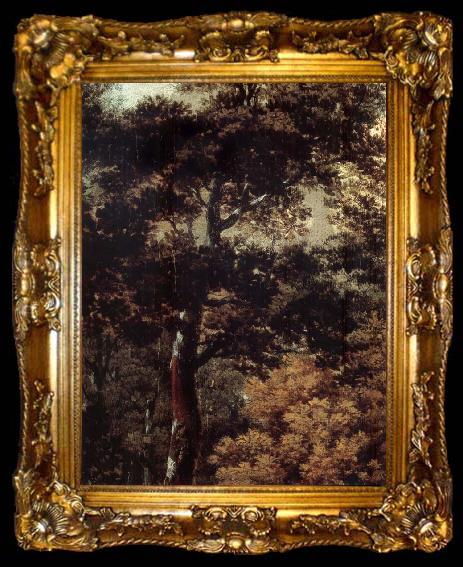 framed  Thomas Gainsborough Detail of Landscape with a Peasant on a Path, ta009-2